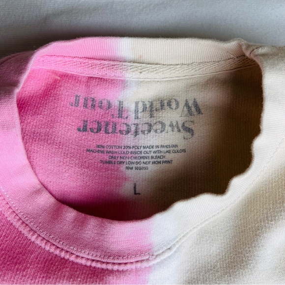 Ariana Grande World Tour Thank You Sweet Split Concert Merch Crewneck Sw… - Picture 15 of 16